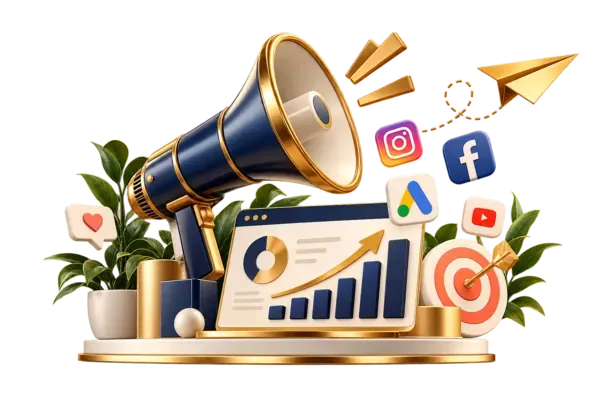 SEO and digital growth illustration